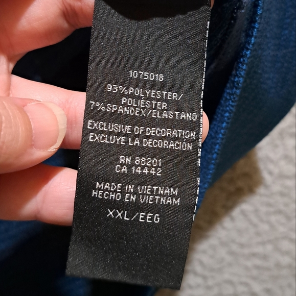 Mondetta Men's Teal Blue Green Full Zip Front Pocket Jacket / Size XXL - Picture 9 of 12